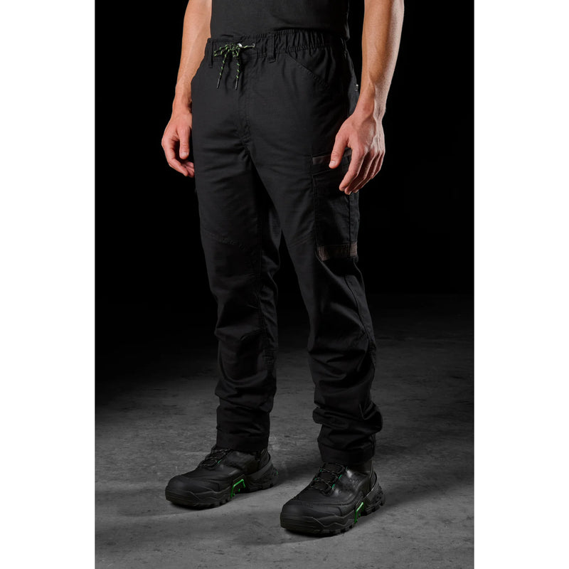 Men's Elastic Waist Stretch Work Pant | Black