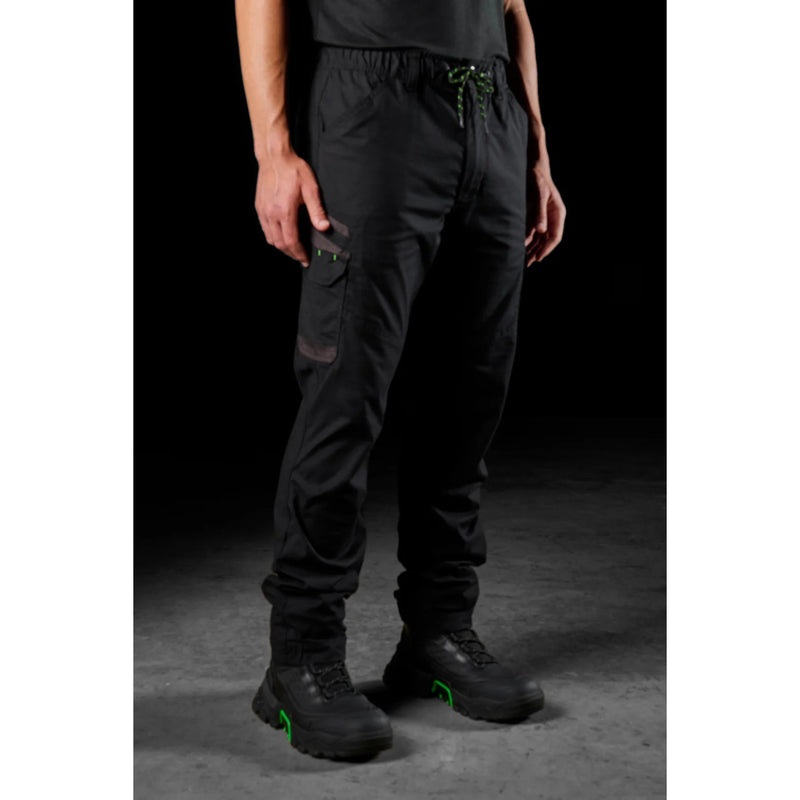 Men's Elastic Waist Stretch Work Pant | Black