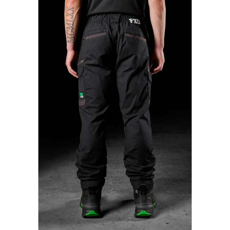 Men's Elastic Waist Stretch Work Pant | Black