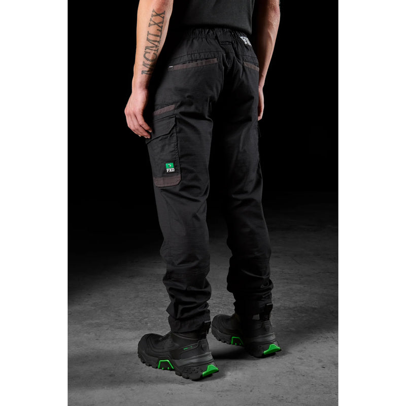 Men's Elastic Waist Stretch Work Pant | Black