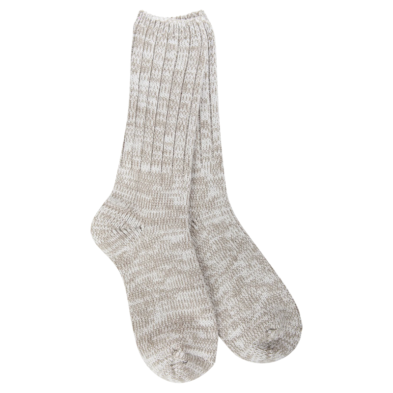 Ragg Crew Socks | Mushroom