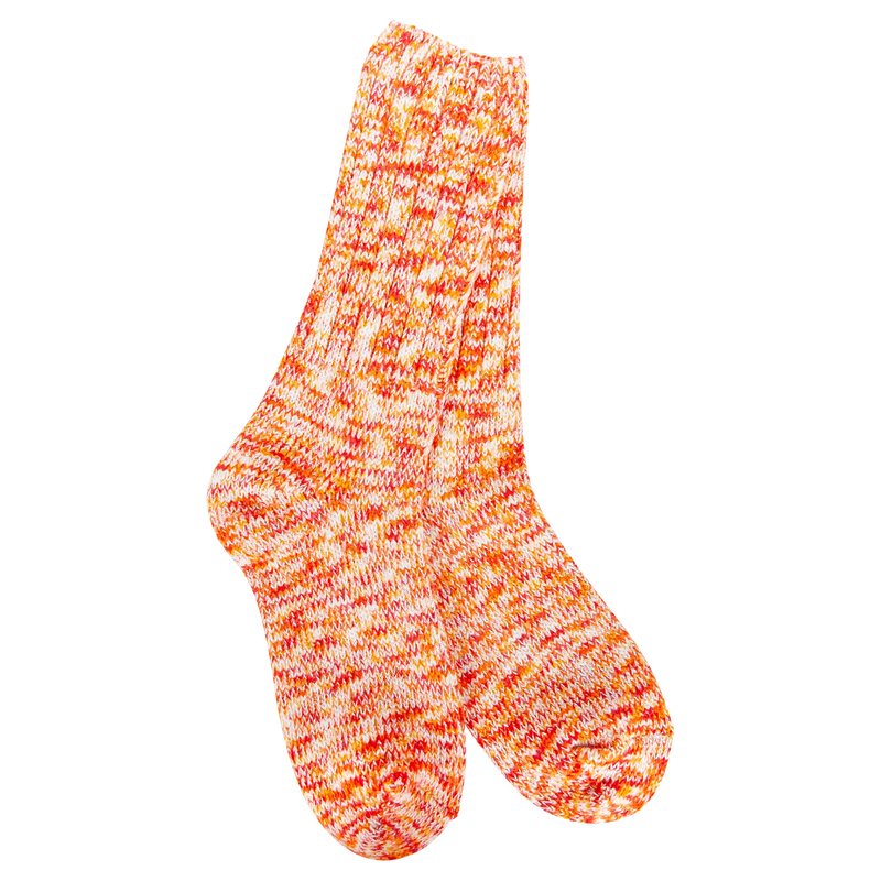Ragg Crew Socks | Orange
