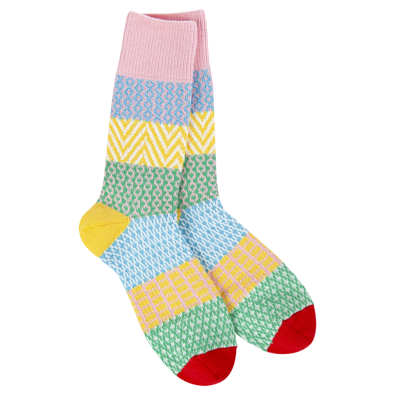 Gallery Textured Crew Socks | Wonderland