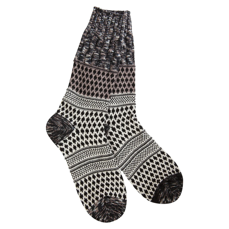 Gallery Textured Crew Socks | Nightfall
