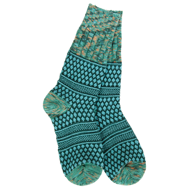Gallery Textured Crew Socks | Woodland Multi