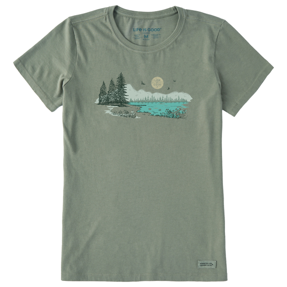 Women's Fineline Mountain Lake Crusher Tee