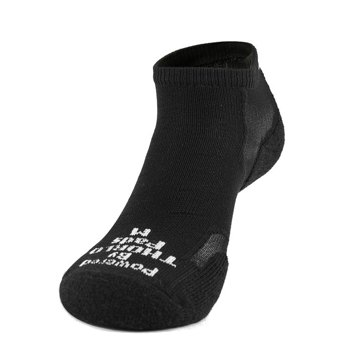 Thorlo Experia Micro Socks | Black on Black