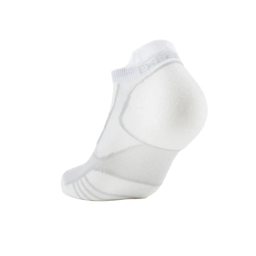White ankle sock on a white background