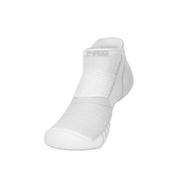 White ankle sock on a white background