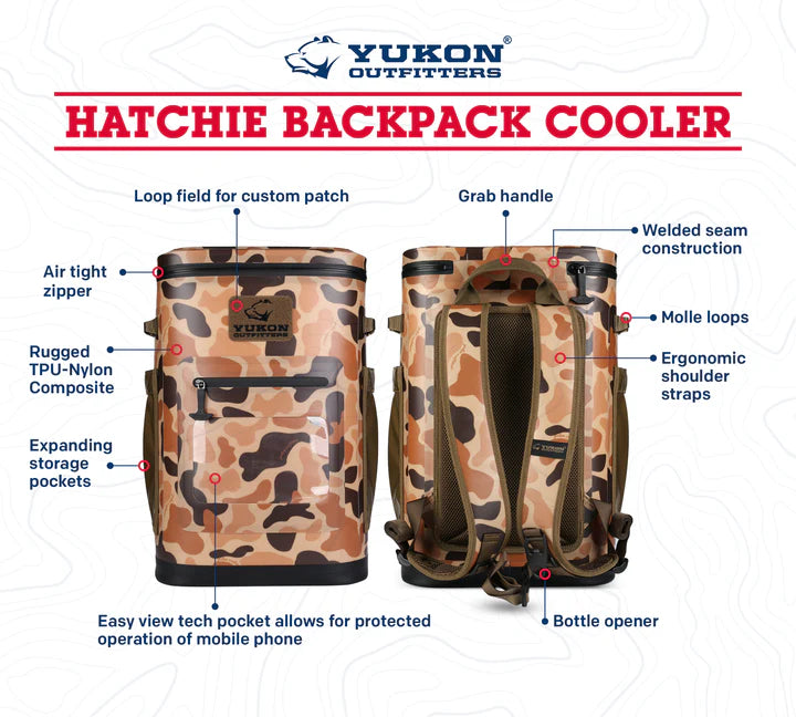 Hatchie Backpack Cooler | Navy Tan