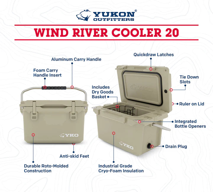 Wind River 65 Liter Cooler | Lava