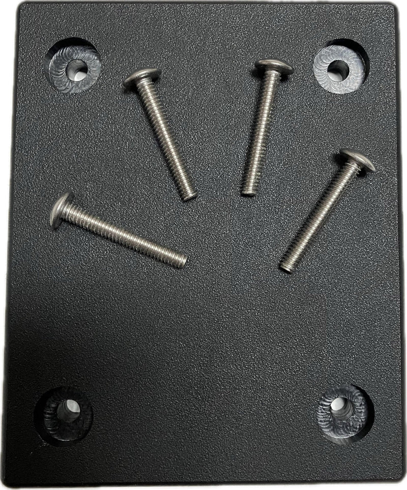 Garmin Force Current Stern Motor Mount Plate | Black