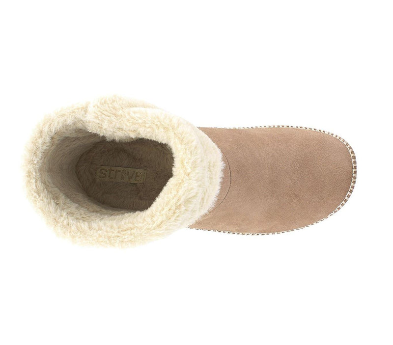 Strive Footwear Womens Aspen Slipper in Mocha