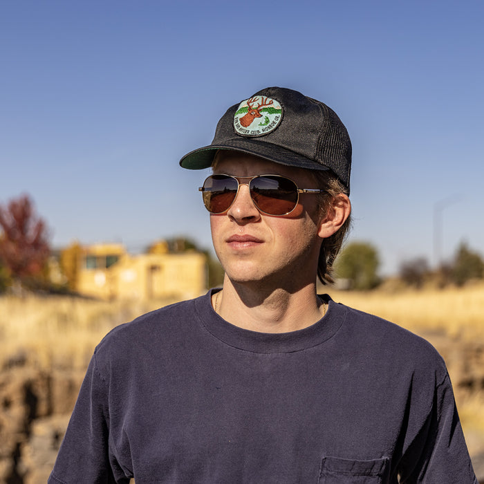 Aviator Sunglasses | Gold with Polarized Brown Lenses