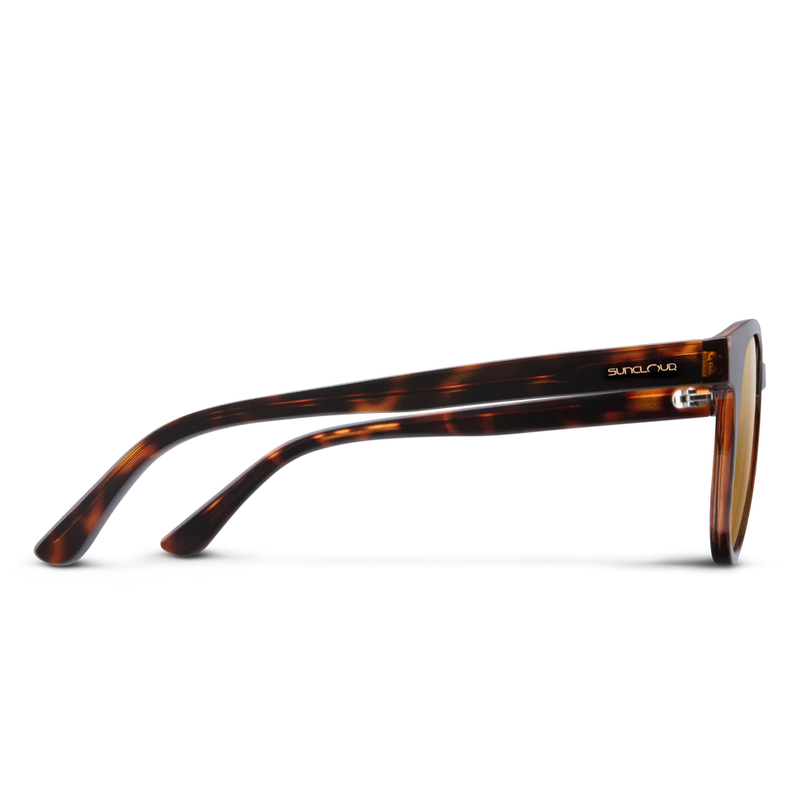 Barnes Sunglasses | Tortoise with Polarized Sienna Mirror Lenses