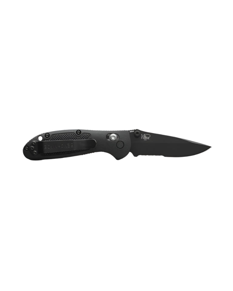 Mini Griptilian® | Black Grivory® | Drop-point