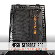 Mesh Storage Bag attachments are available for select sizes of the YakAttack Blackpak fishing crates, sold separately