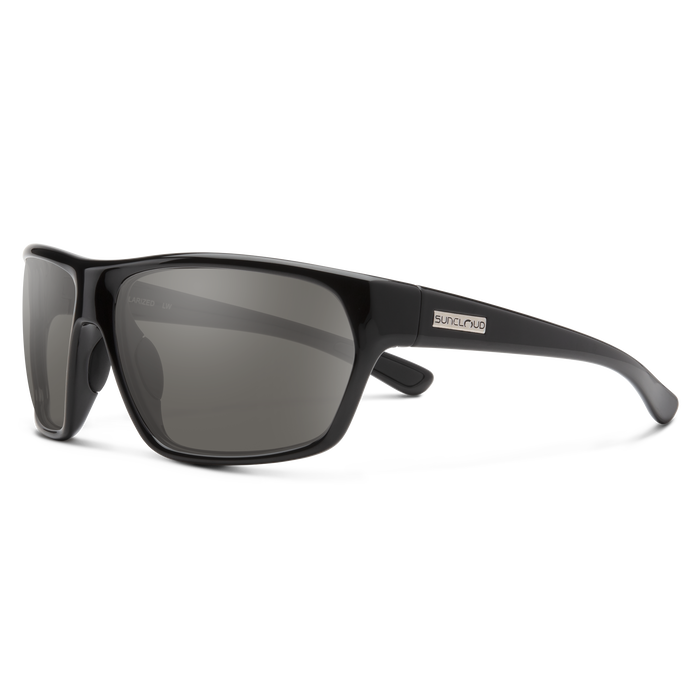 Boone Sunglasses | Black with Polarized Gray Lenses