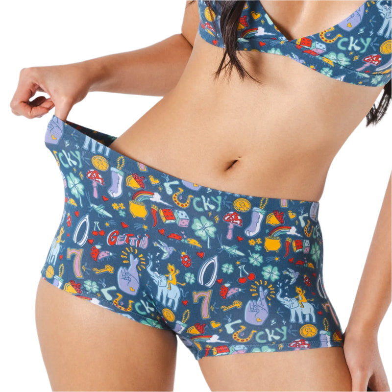 Women's The Lucky Duck Boyshort Underwear | The Lucky Duck