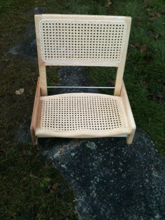 Bucket Folding Canoe Chair | Natural