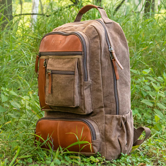 Retro Cantabrian Excusion Rucksack | Brown