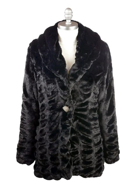 Women's Royal Opulence Cardi Coat | Onyx