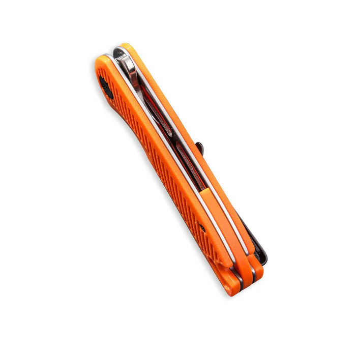 Durus Flipper Knife Orange G10 Handle