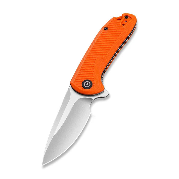 Durus Flipper Knife Orange G10 Handle