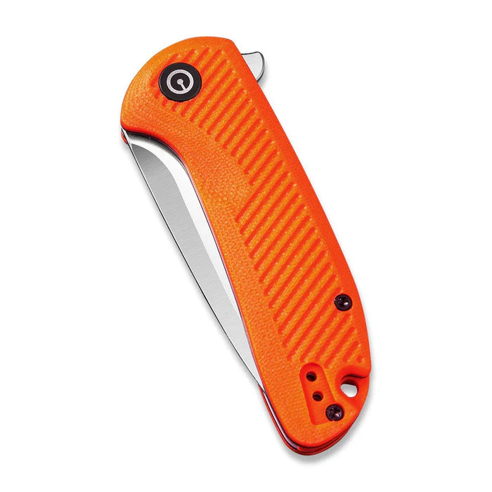 Durus Flipper Knife Orange G10 Handle