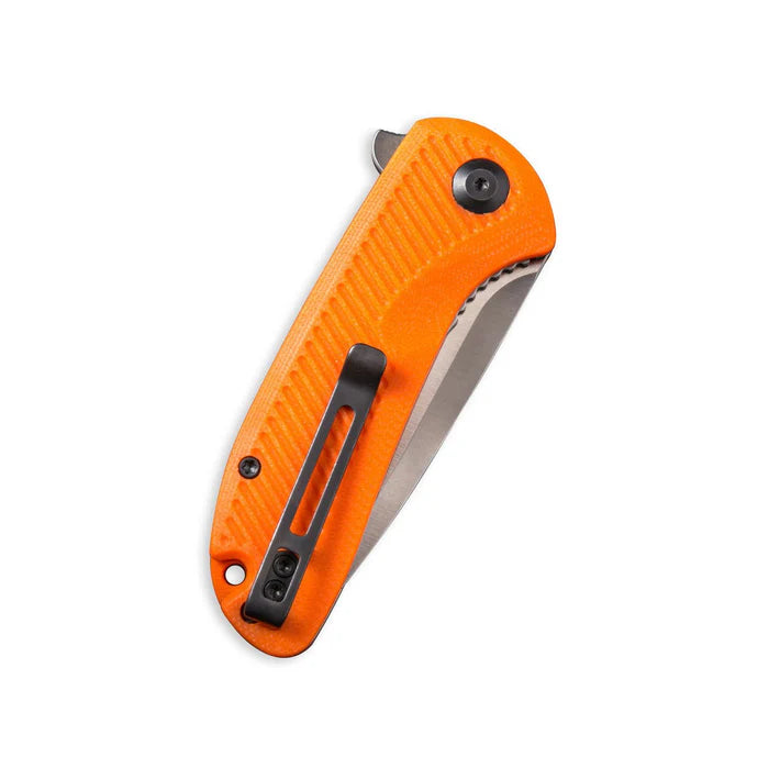 Durus Flipper Knife Orange G10 Handle