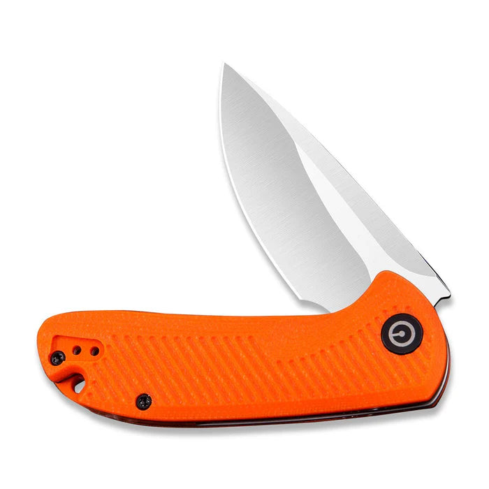 Durus Flipper Knife Orange G10 Handle