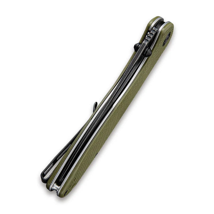 Picaro Thumb Stud & Thumb Hole Knife OD Green G10 Handle