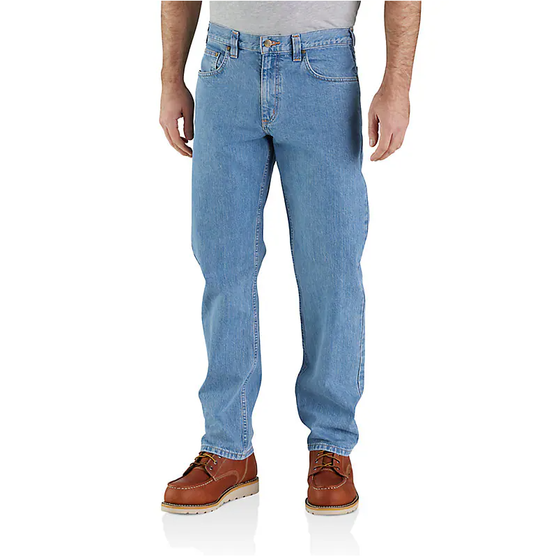 Men's Relaxed Fit 100% Cotton Denim Jeans | Cove