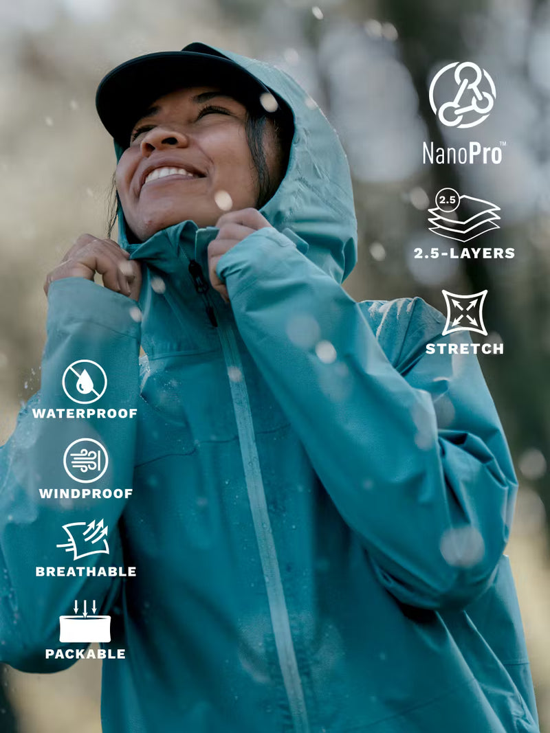 Women's PreCip® Evo Flex Rain Jacket | Galapagos Blue