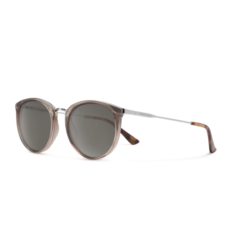 Dana Sunglasses | Sepia Crystal Polarized Gray Lenses
