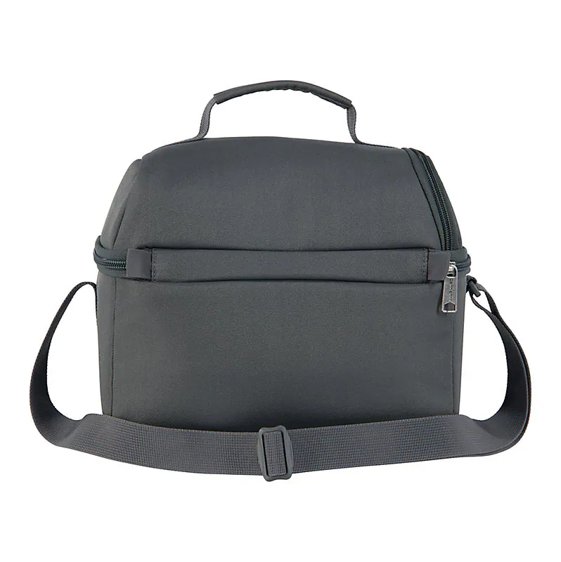 Insulated 12 Can Two Compartment Lunch Cooler | Gravel