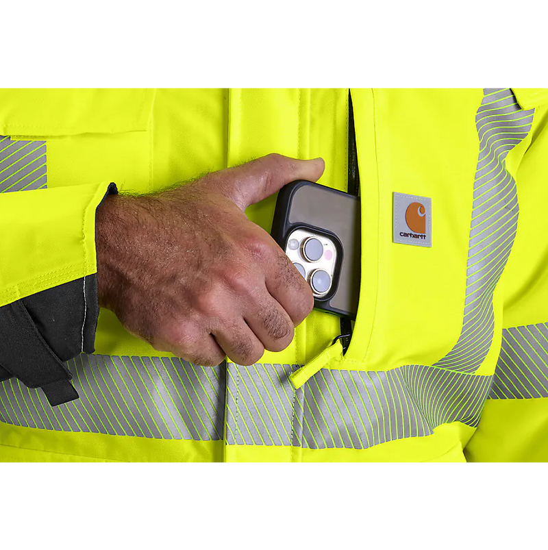 Men's High-Visibility Waterproof Class 3 Sherwood Jacket - 4 Extreme Warmth Rating | Brite Lime