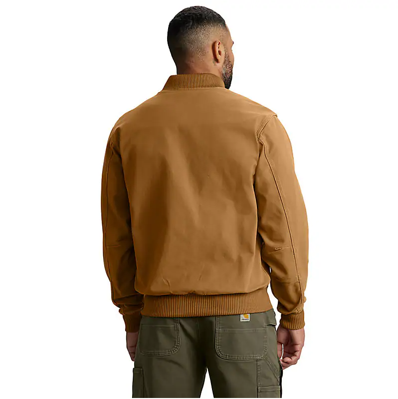 Men's Rugged Flex Duck Bomber Coat | Carhartt Brown