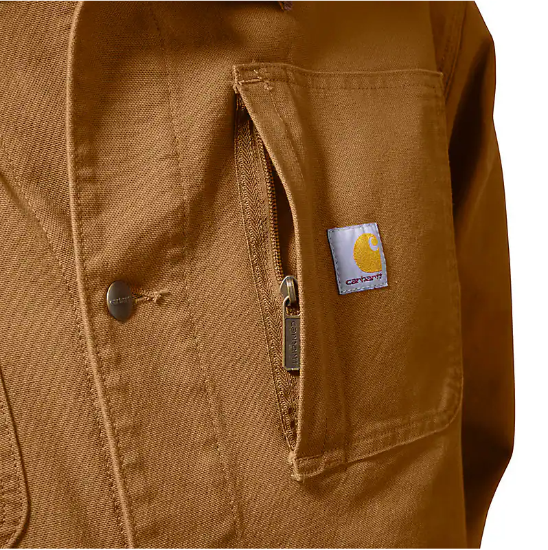 Men's Rugged Flex Duck Chore Coat | Carhartt Brown
