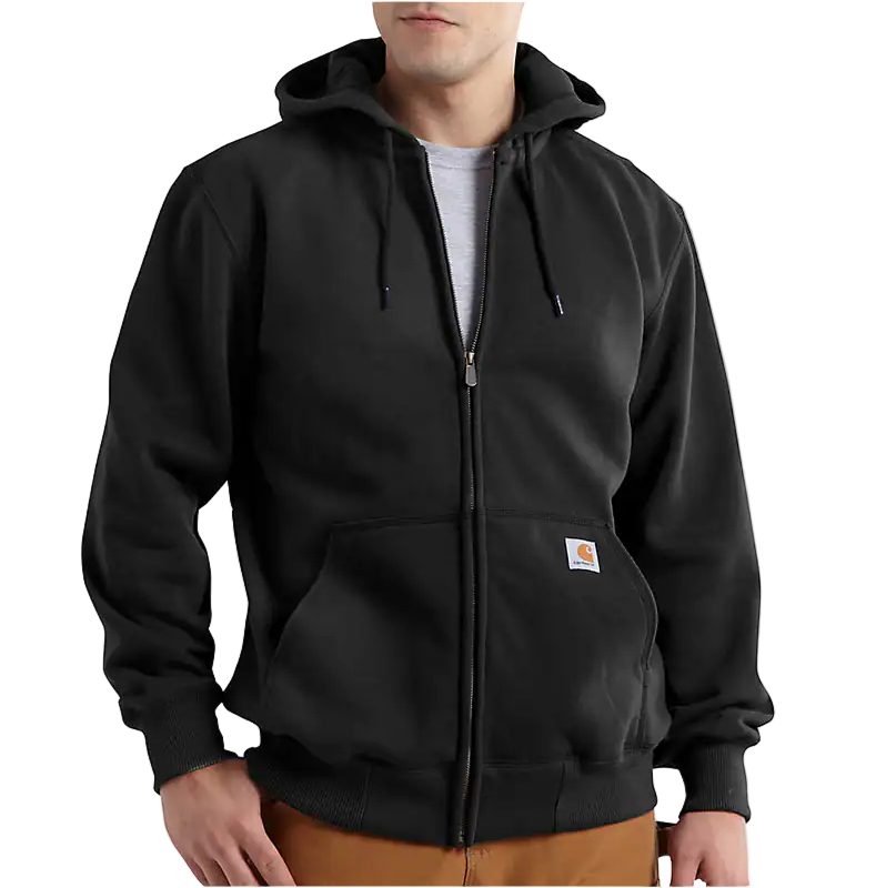 Paxton Heavyweight Full-Zip Sweatshirt | Black
