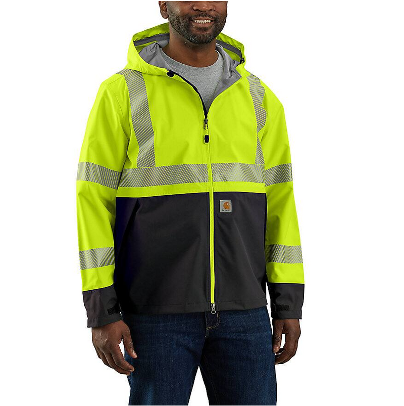 High-Visibility Storm Defender® Loose Fit Midweight Class 3 Jacket | Brite Lime