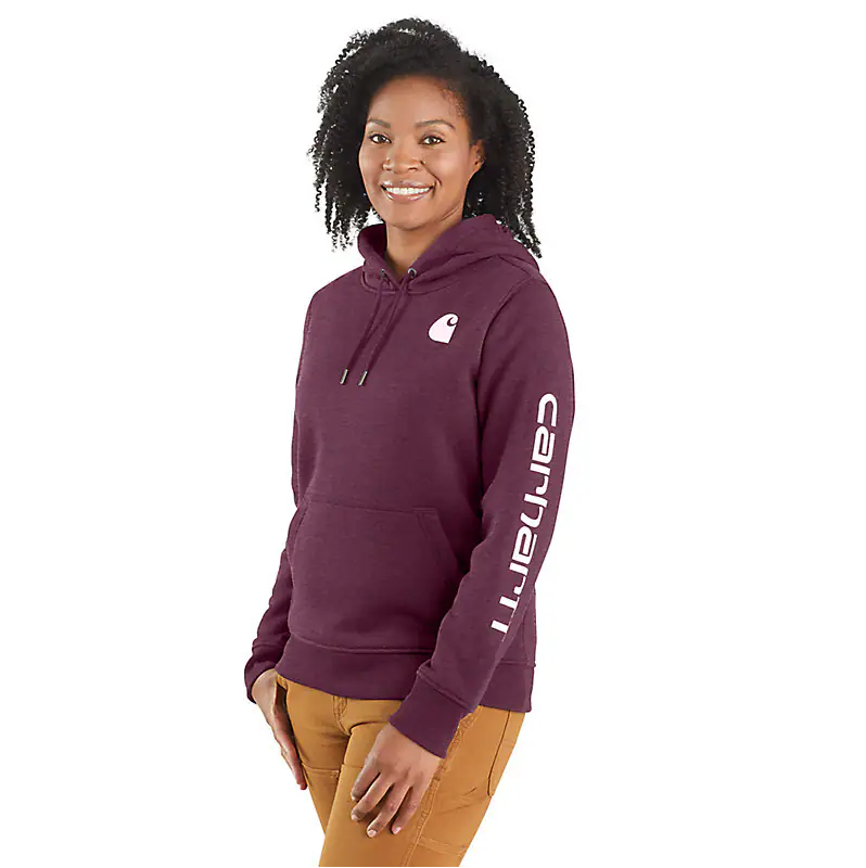 Women's Midweight Logo Sleeve Sweatshirt | Blackberry