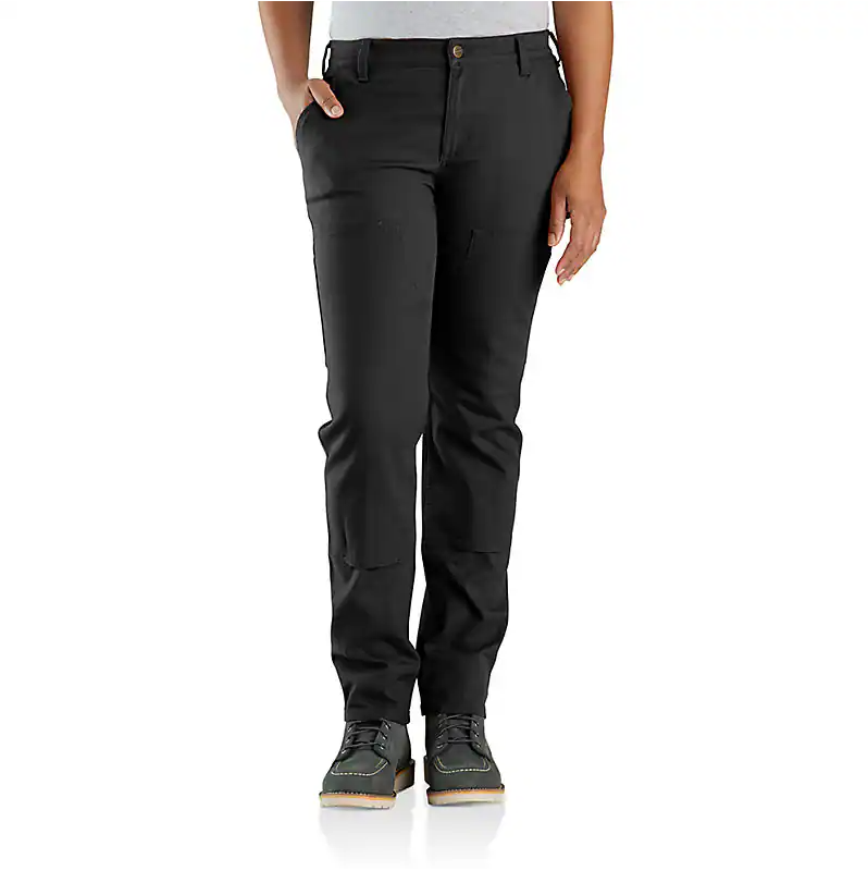 Women's Essential Ashland Double Front Pants | Black