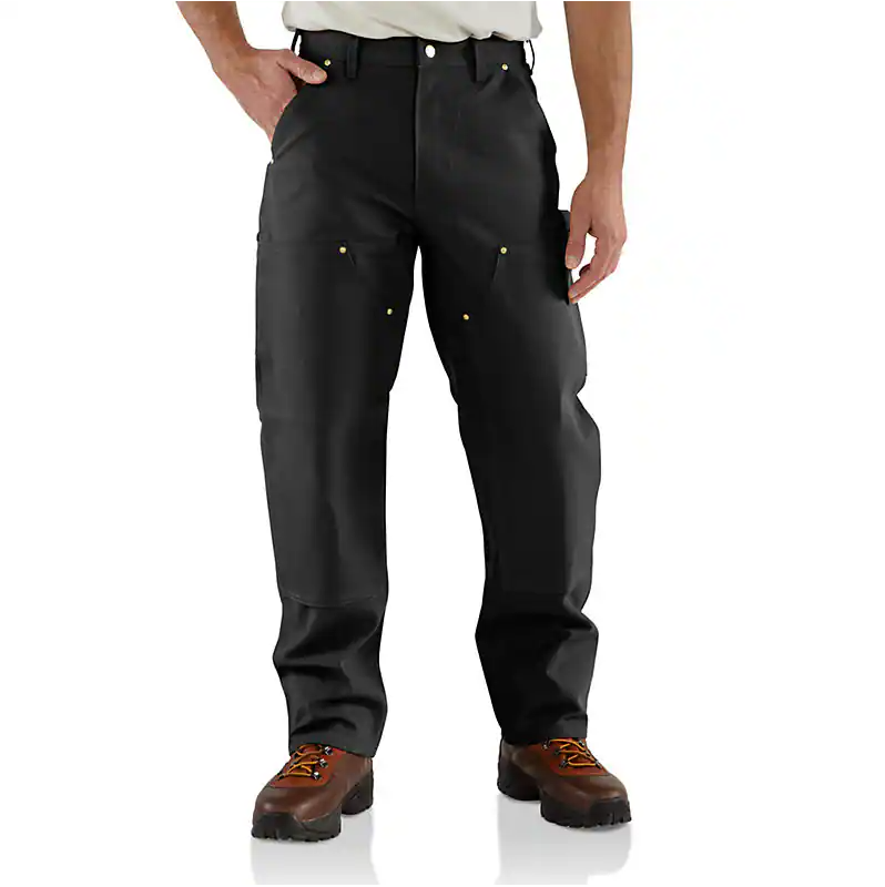 Men's Double Front Utility Pants | Black