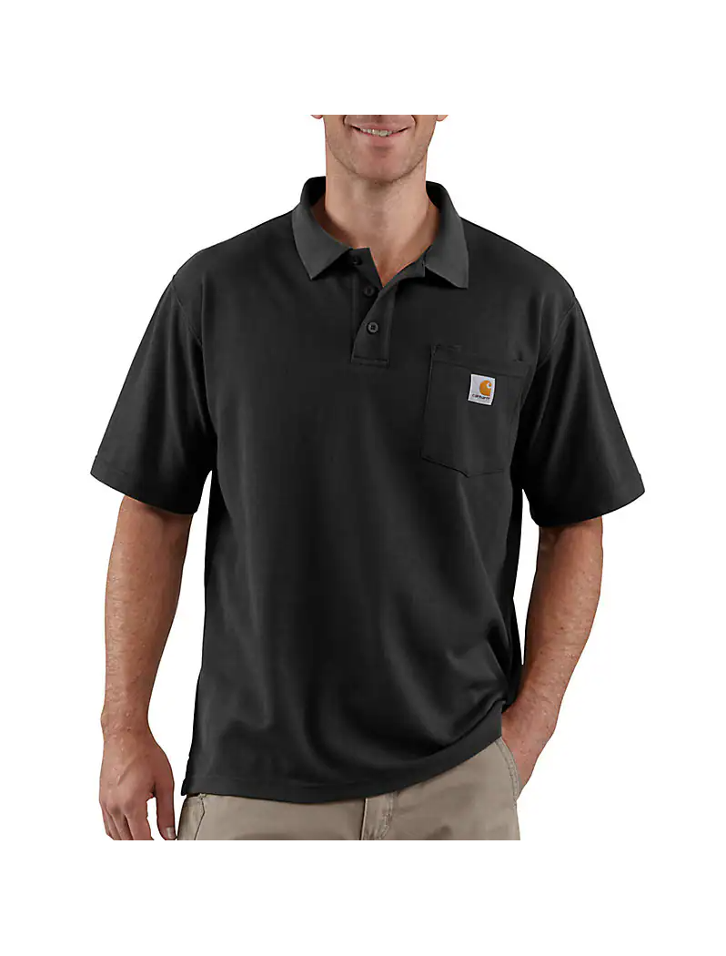 Men's Short Sleeve Polo | Black