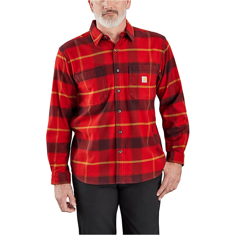 Men's Midweight Flannel Plaid Shirt Big/Tall | Crabapple