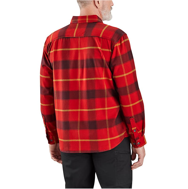 Men's Midweight Flannel Plaid Shirt Big/Tall | Crabapple