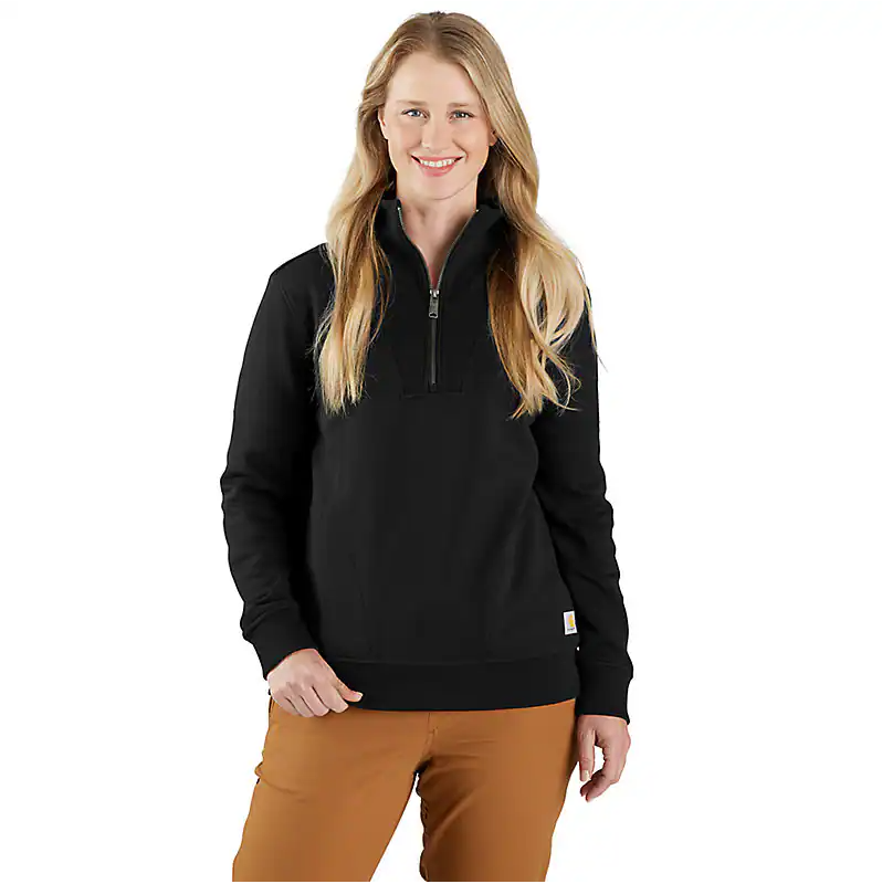 Women's Tencel 1/4 Zip | Black