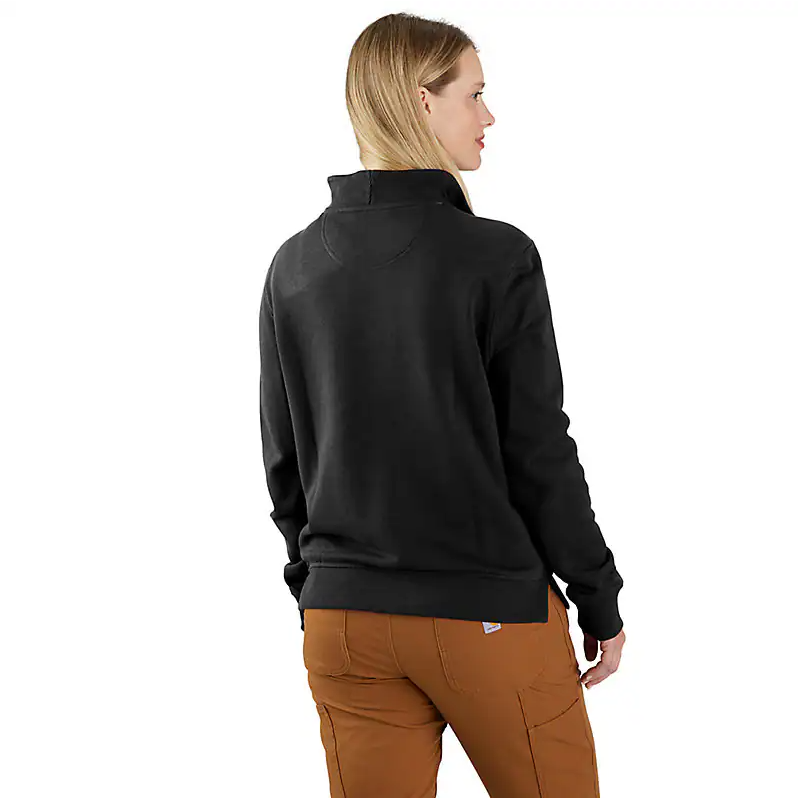 Women's Tencel 1/4 Zip | Black