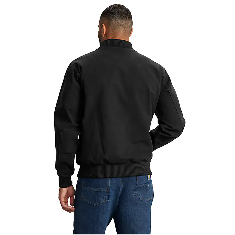 Men's Duck Bomber Coat | Black